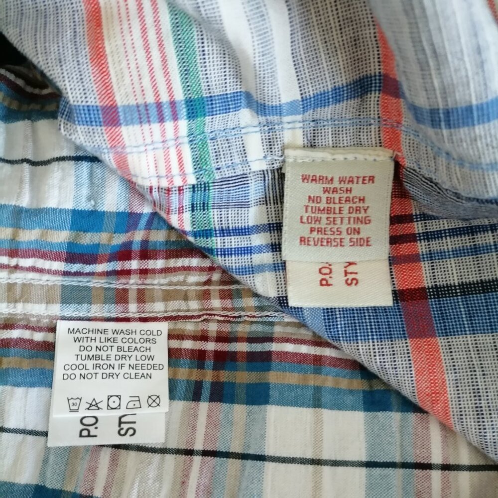 Carbon 2 Cobalt Mens Multicolor Plaid Button Down Shirt Size X-Large Lot Of 2 - Picture 11 of 11